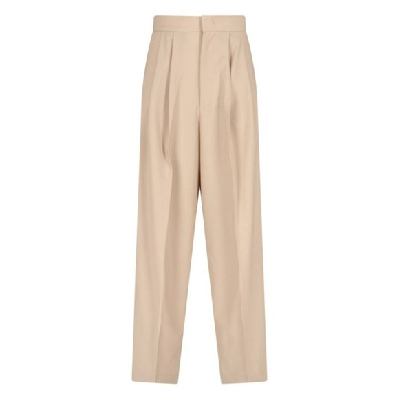 Sa Su Phi High-Waisted Wide-Leg Trousers With Front Pleats - NWT